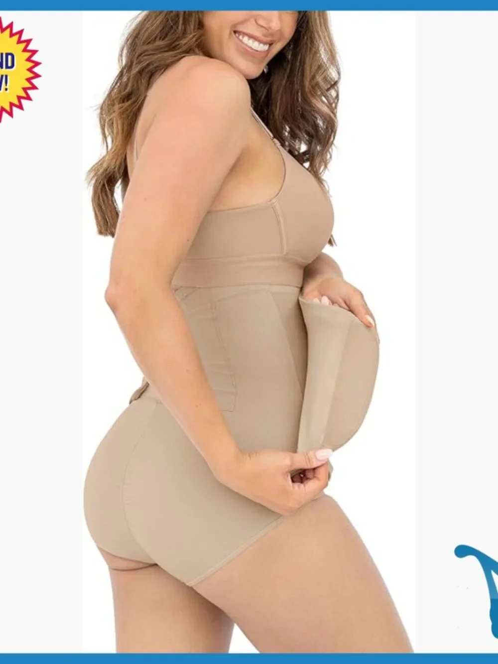 Firm Compression High Waisted Postpartum Shapewear Panty Large